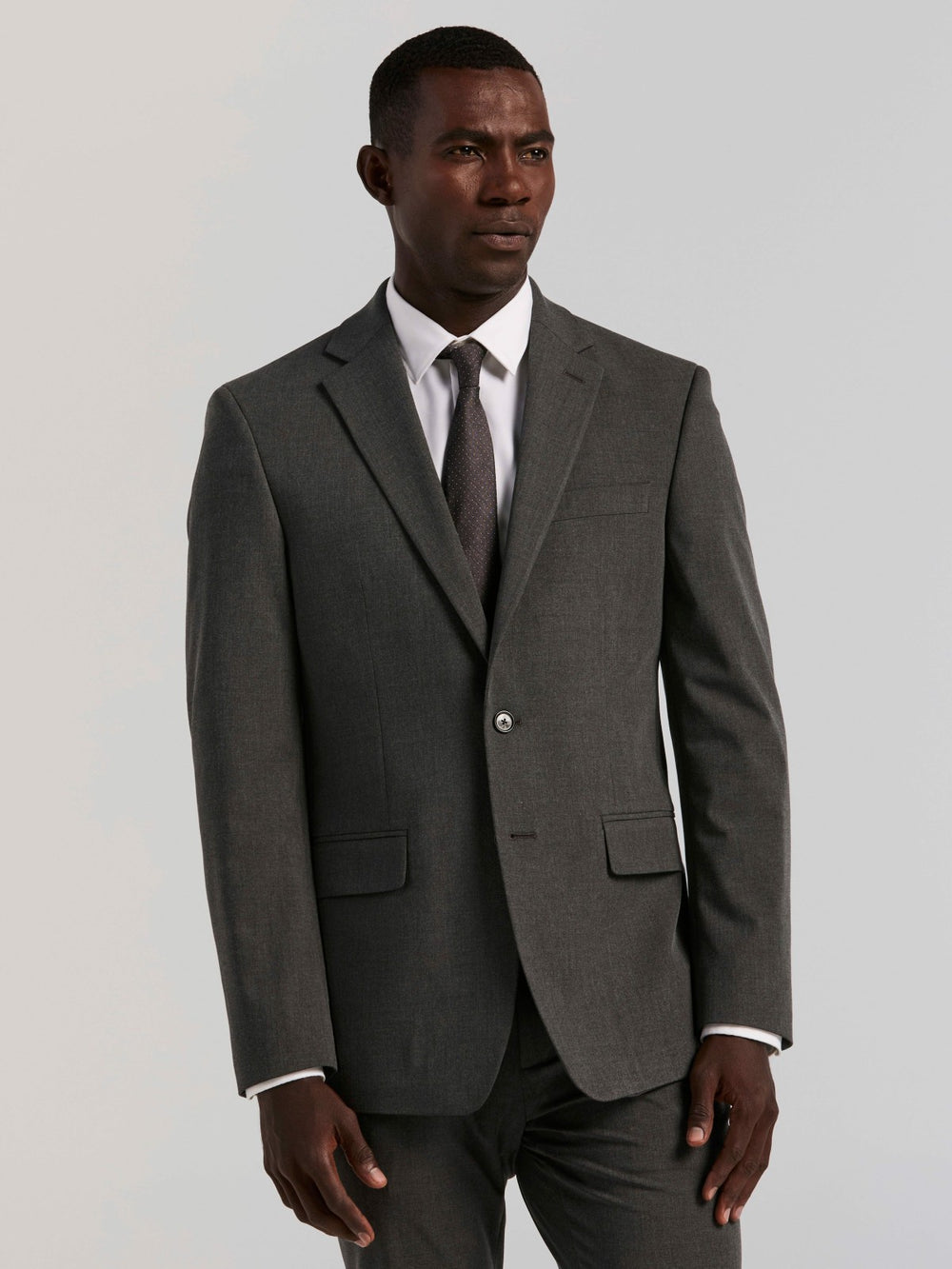 Slim Fit Gabardine Suit Jacket