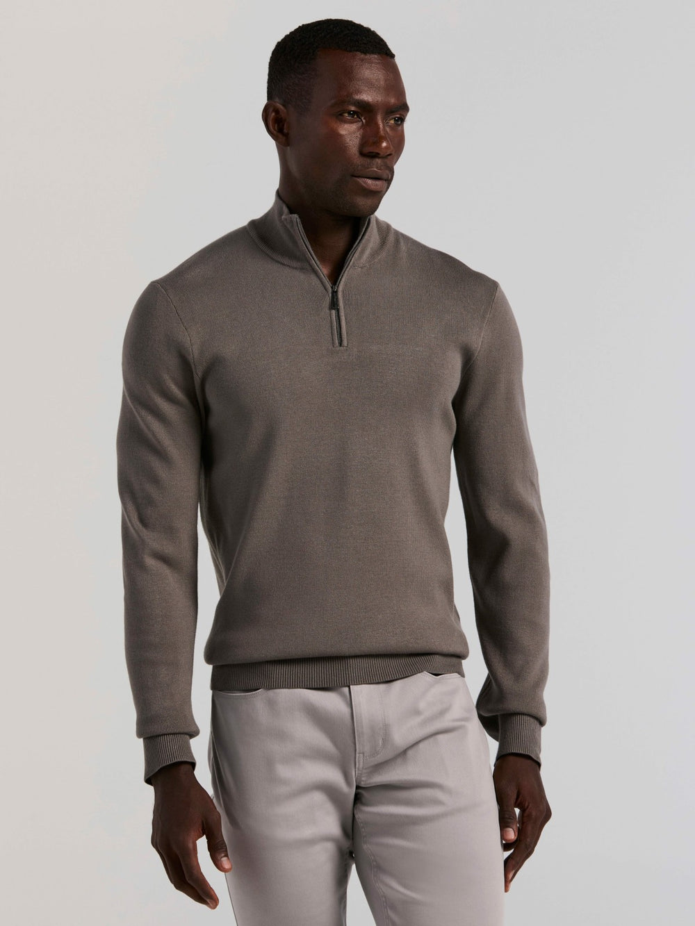 Tech Knit Quarter Zip Sweater