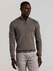 Tech Knit Quarter Zip Sweater