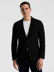 Slim Fit Solid Knit Blazer