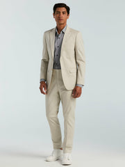 Skinny Fit Solid Suit Pant