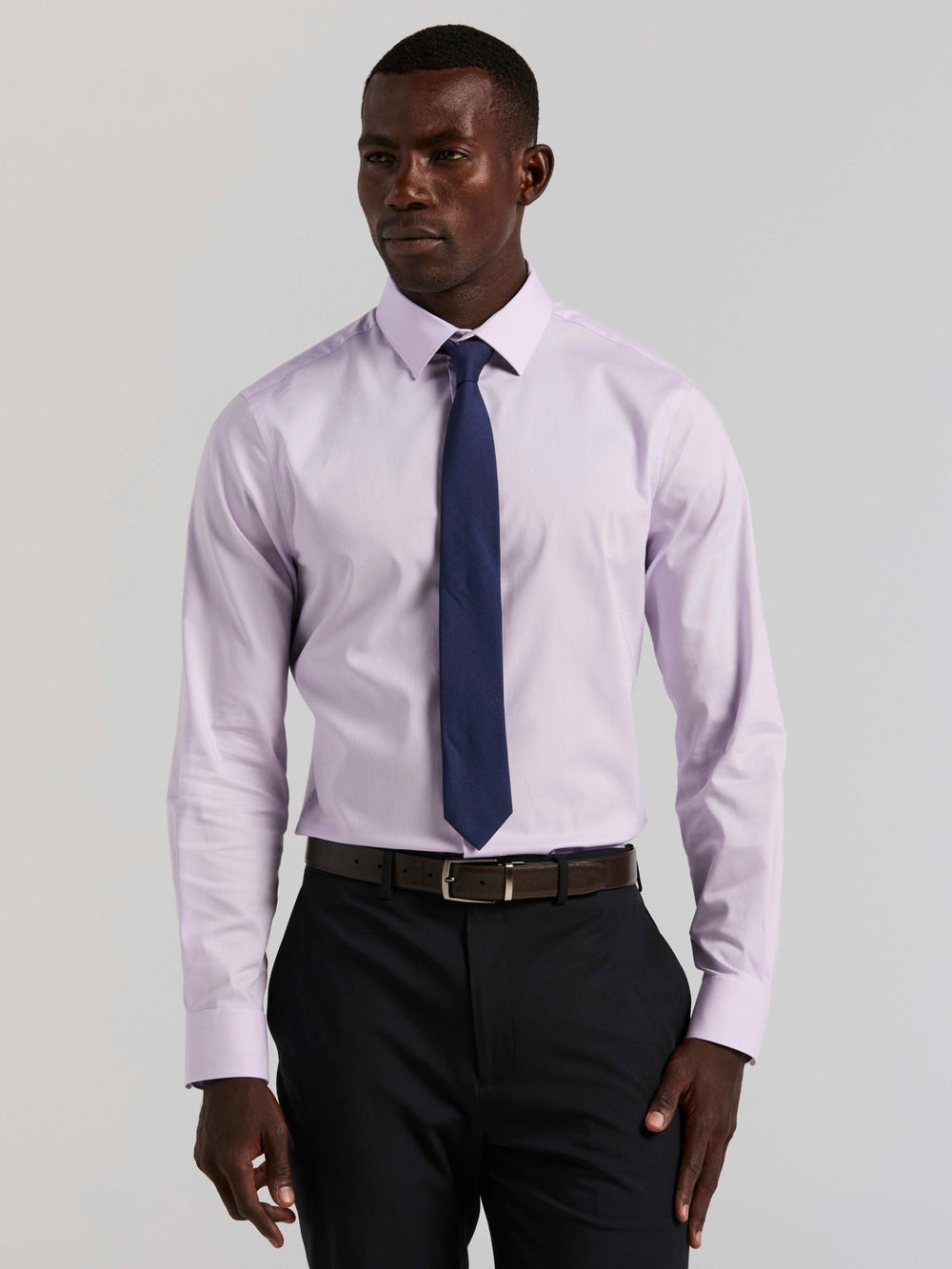 Cotton Slim Fit Royal Oxford Dress Shirt