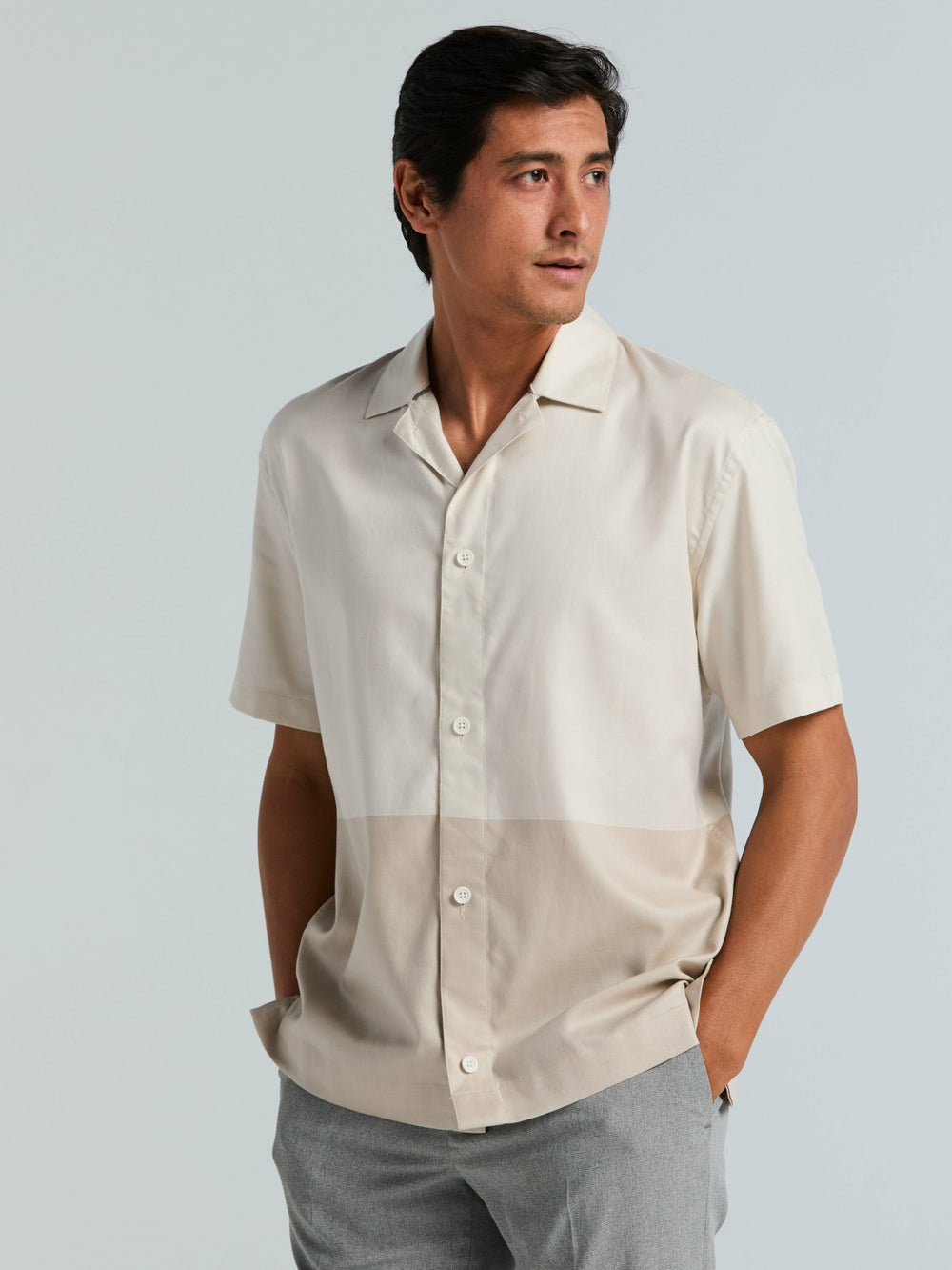 Tonal Colorblock Shirt