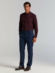 Diamond Print Slim Fit Total Stretch Shirt