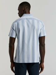 Multi Tonal Vertical Stripe Shirt