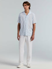 Textured Dobby Camp Collar Shirt
