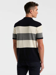 Color Block Button Front Sweater