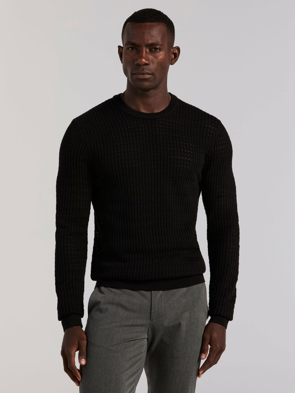 Cotton Crew Neck Sweater
