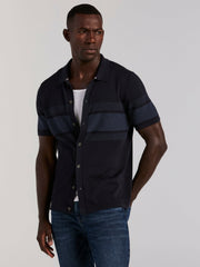 Cotton Modal Textured Button Front Sweater