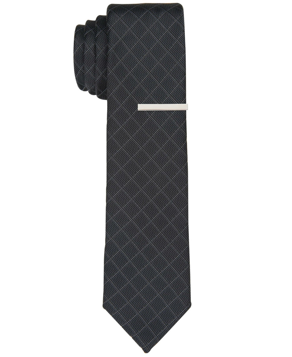 Babbaro Grid Black Tie