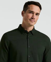 Men's Untucked Slim Fit Stretch Shirt