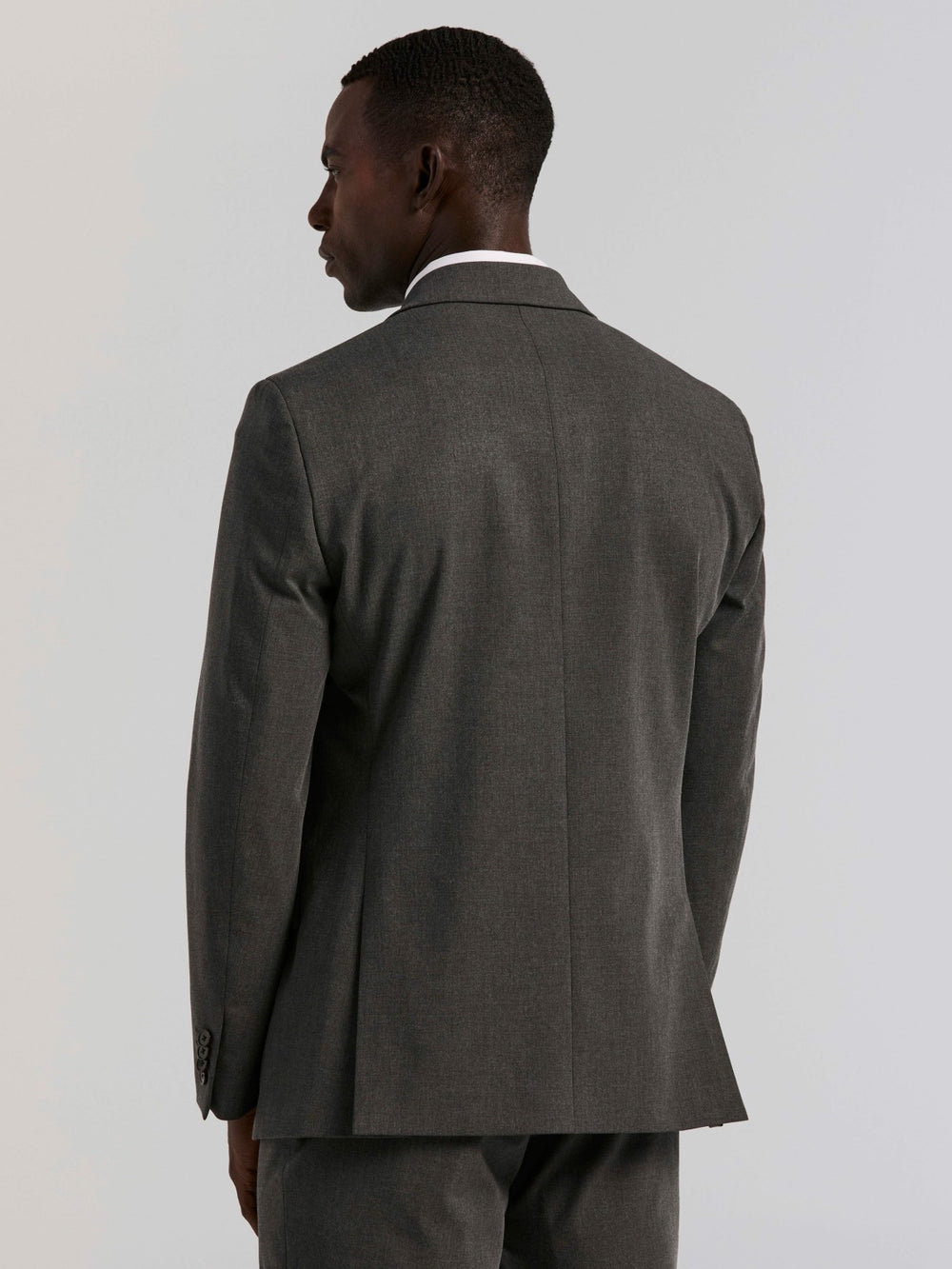 Slim Fit Gabardine Suit Jacket