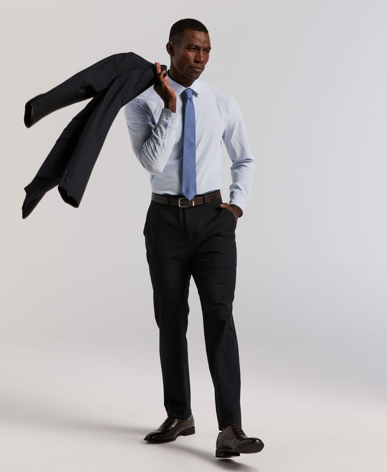 Slim Fit Gabardine Suit Jacket
