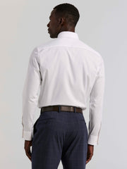 Cotton Blend Slim Fit Dress Shirt