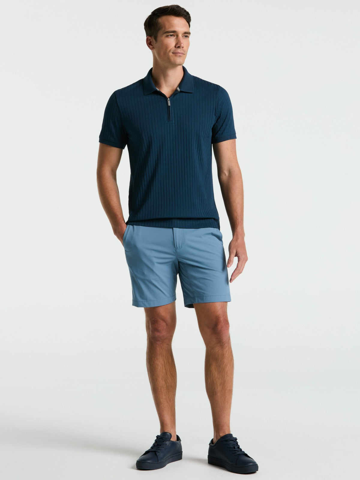 Stretch Solid Tech Short