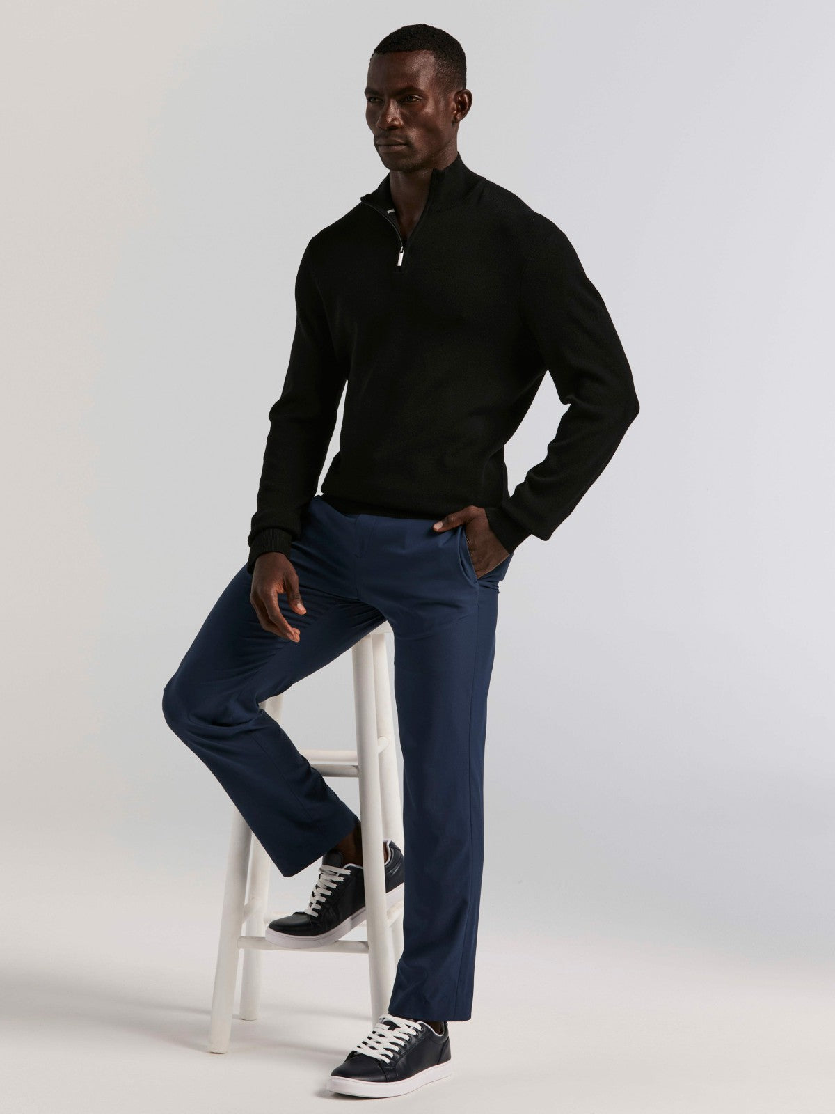 Tech Knit Quarter Zip Sweater