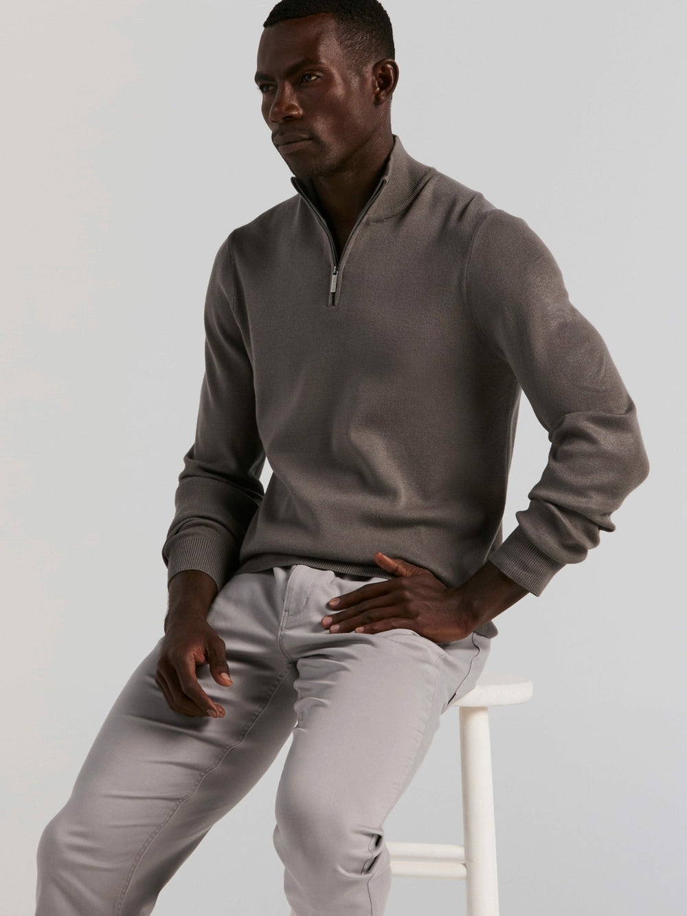 Tech Knit Quarter Zip Sweater