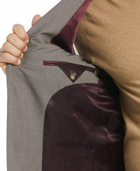 Skinny Fit Notch Lapel Iridescent Suit Jacket