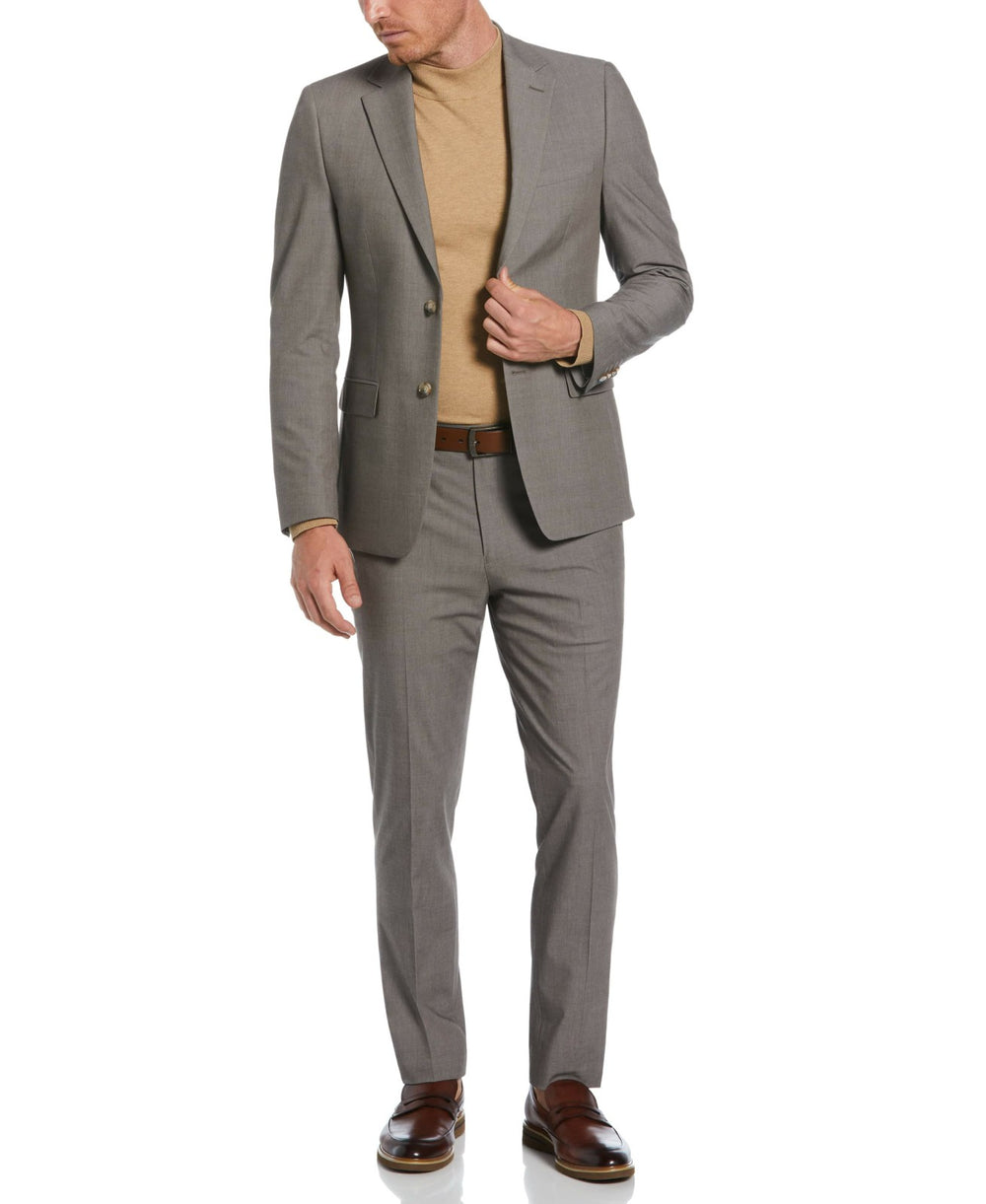 Skinny Fit Notch Lapel Iridescent Suit Jacket