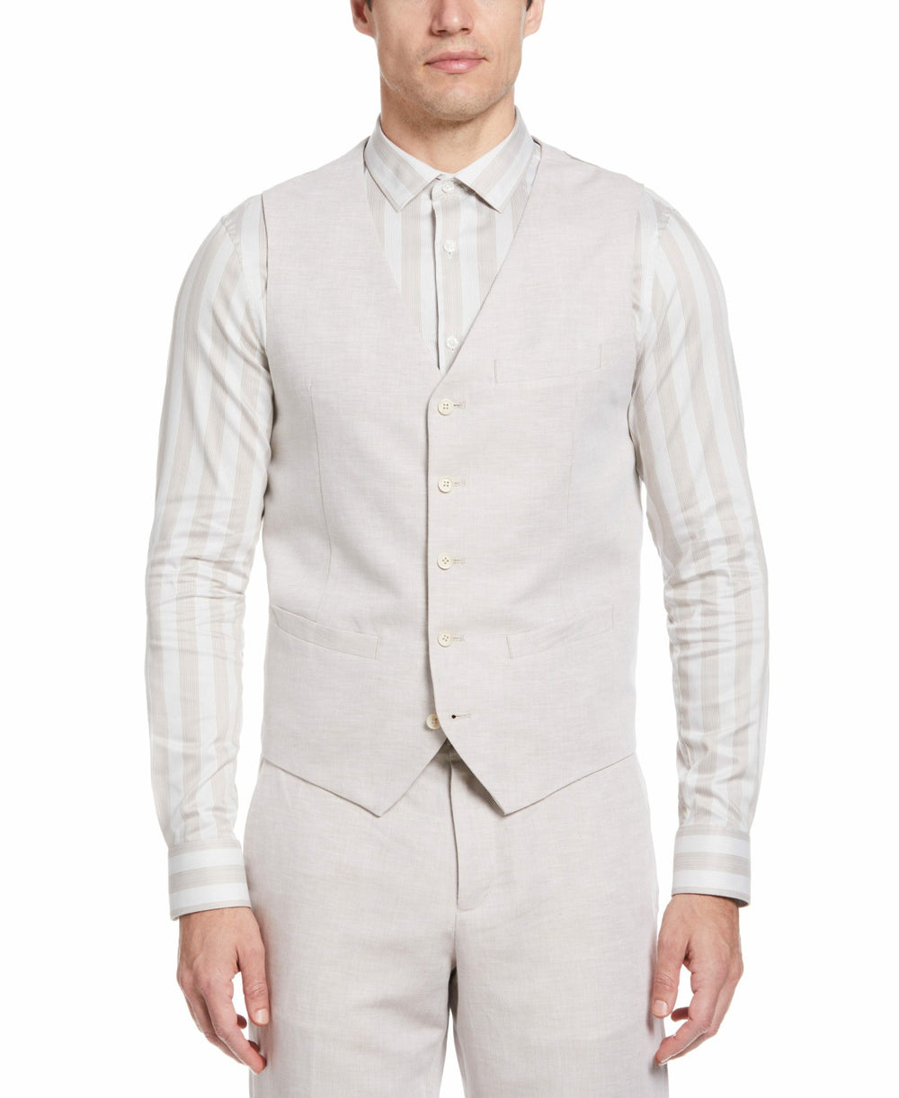 Perry Ellis men's vest with button closure