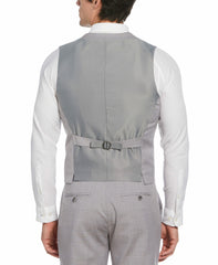 Felt Gray Window Pane Plaid Vest - Gray