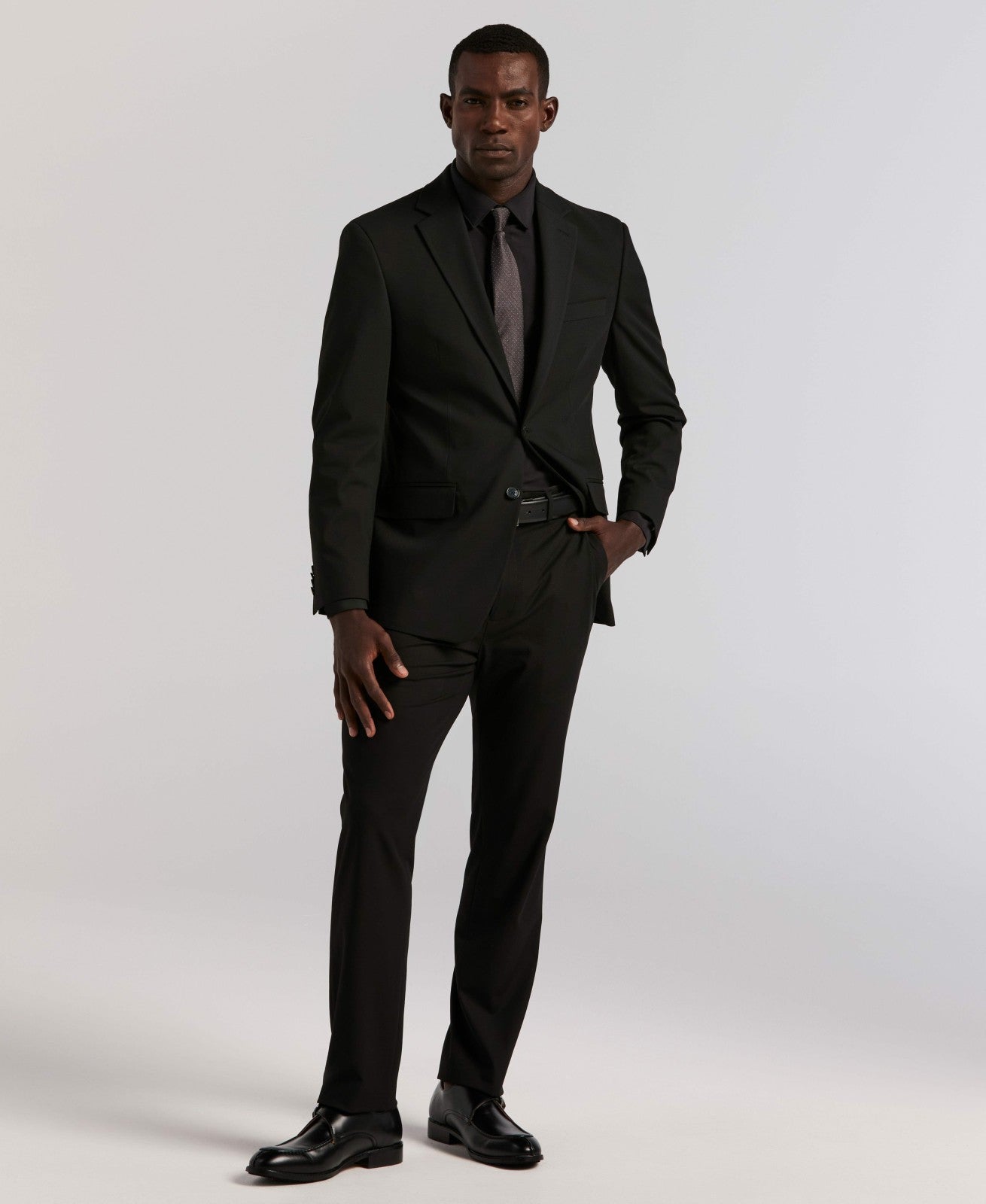 Slim Fit Gabardine Suit Pant