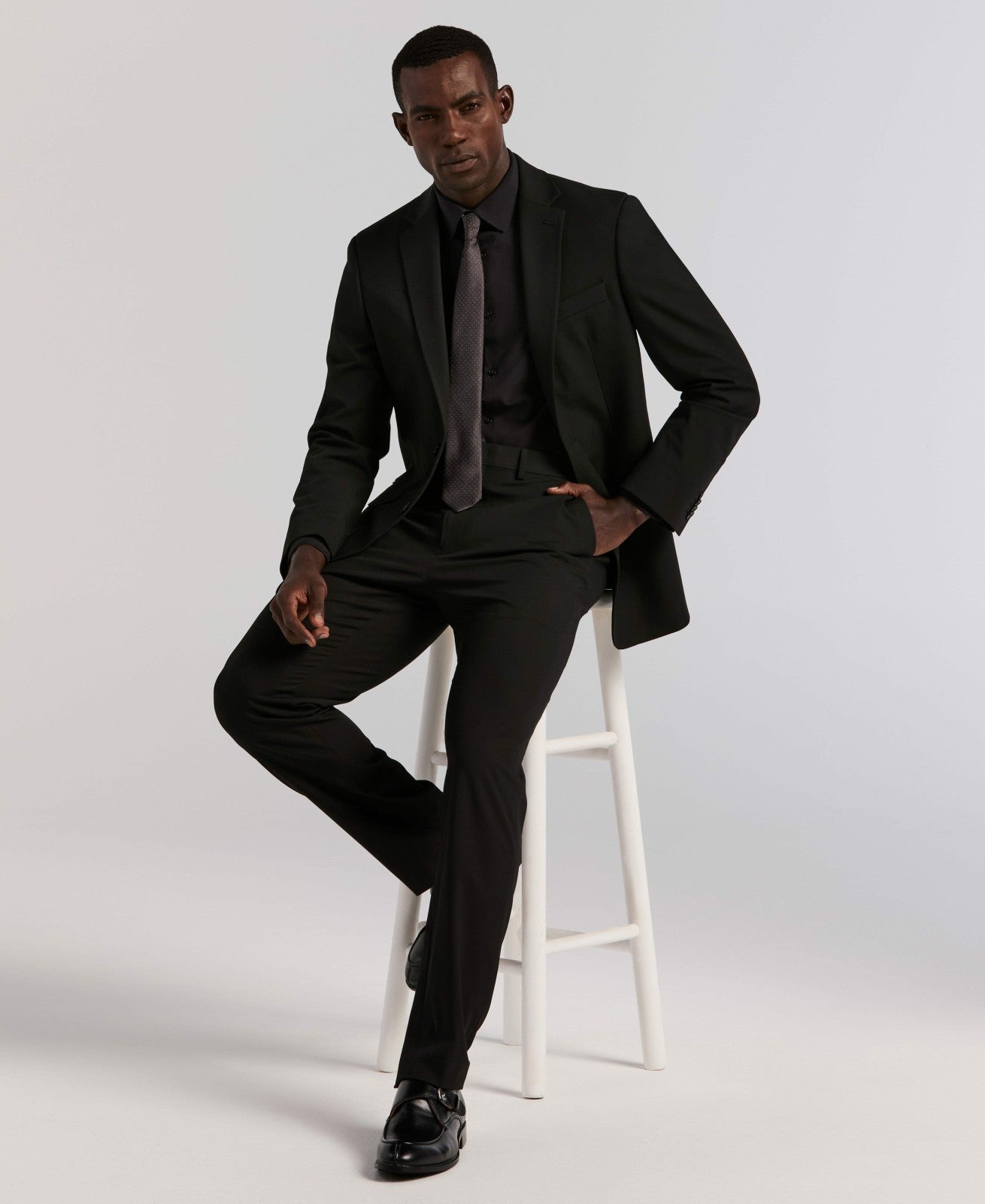 Slim Fit Gabardine Suit Pant