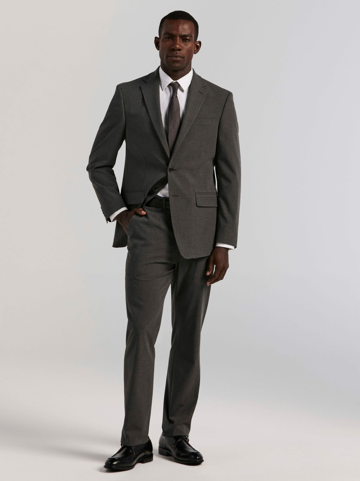 Slim Fit Gabardine Suit Pant