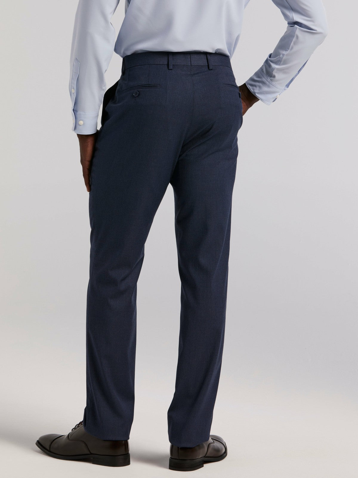 Slim Micro Print Suit Pant