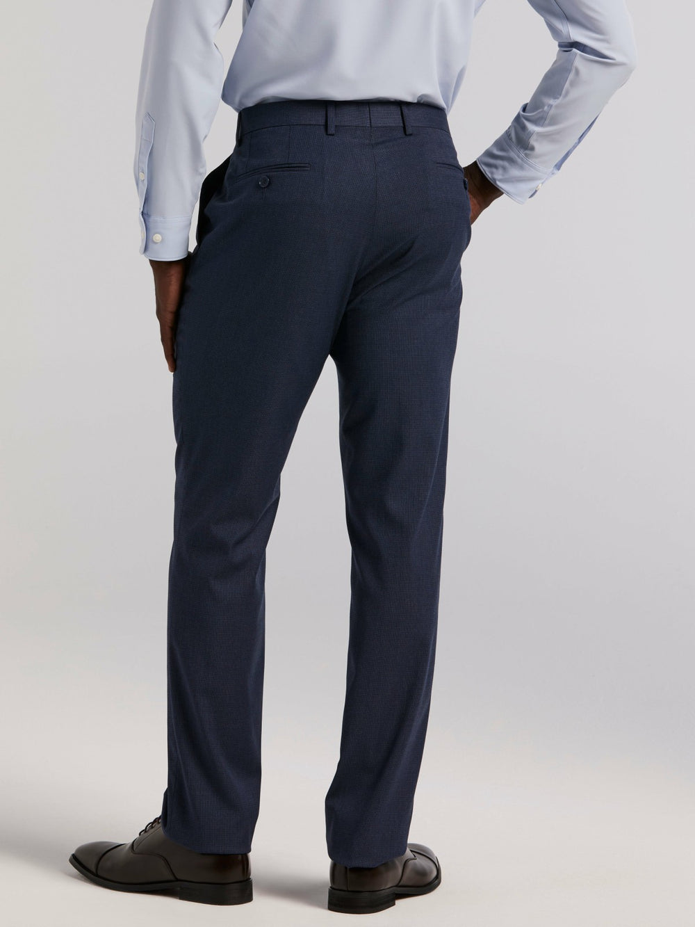 Slim Micro Print Suit Pant