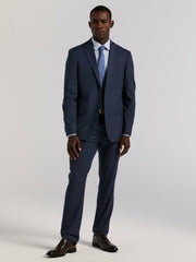 Slim Micro Print Suit Pant