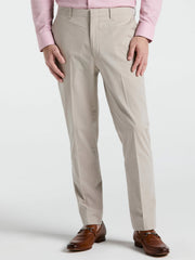 Slim Fit Solid Linen Blend Pant