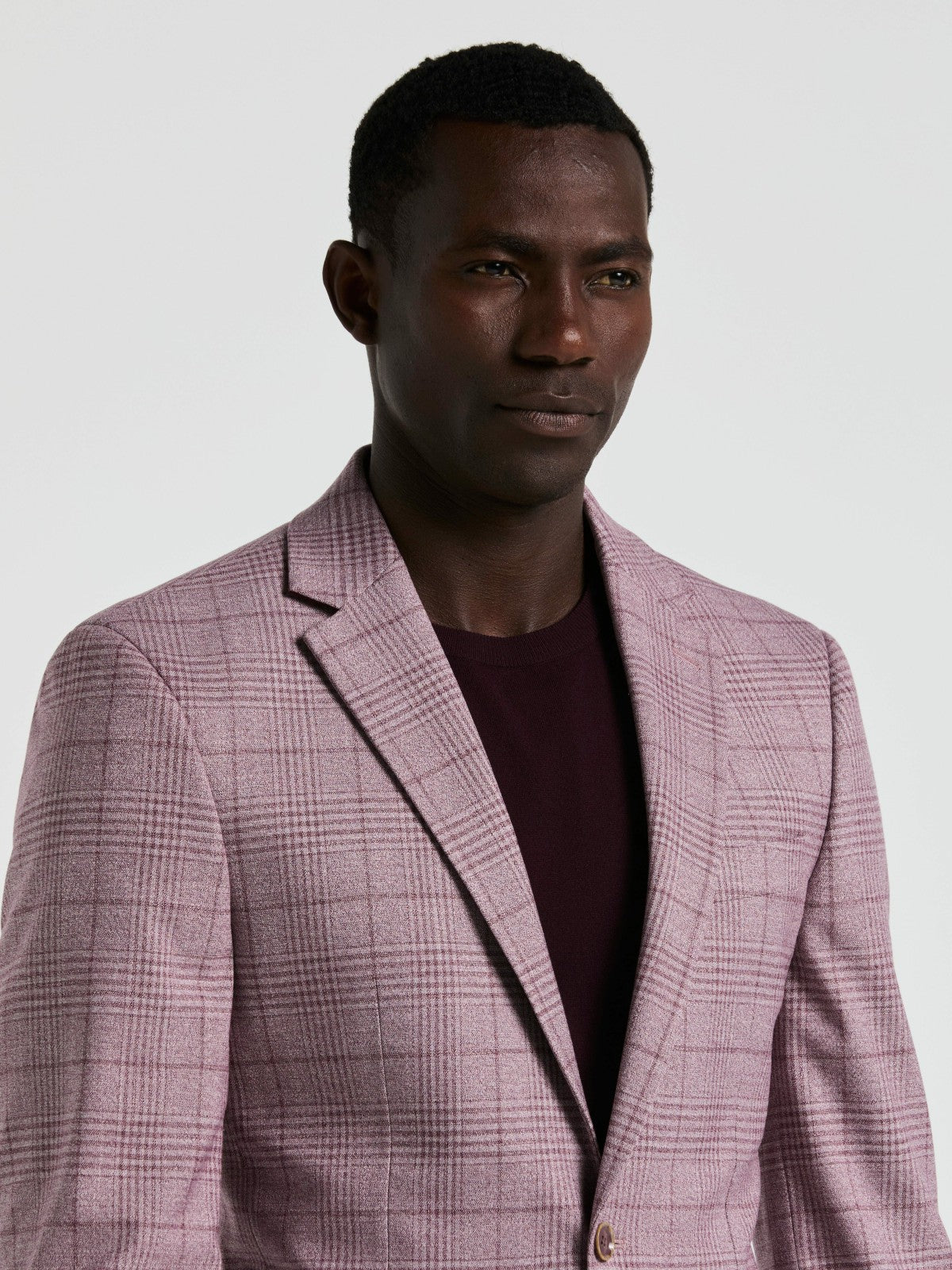 Plaid Print Sportcoat