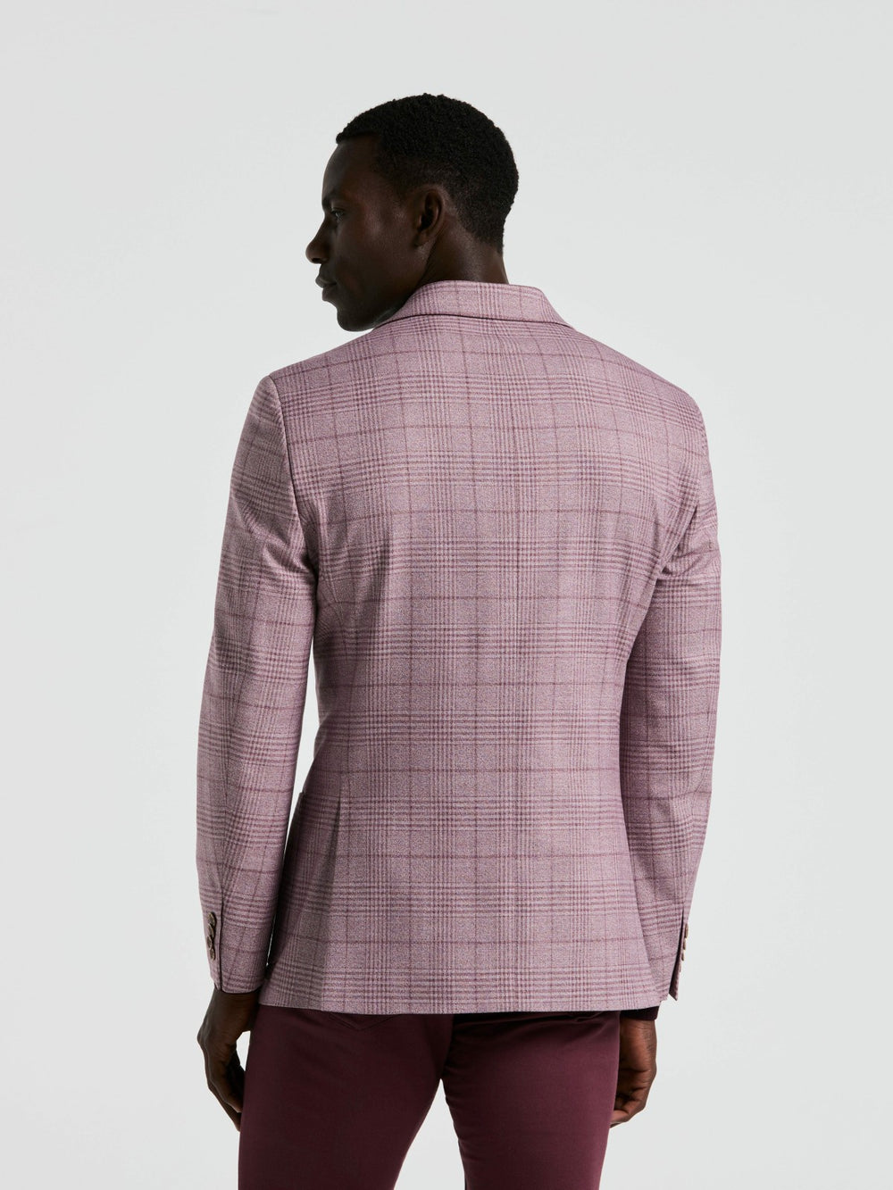 Plaid Print Sportcoat