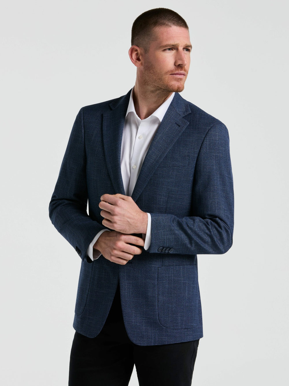 Mini Houndstooth Pattern Sportcoat
