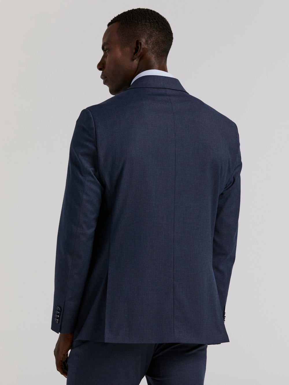 Slim Micro Print Suit Jacket