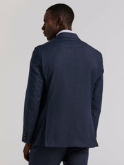 Slim Micro Print Suit Jacket