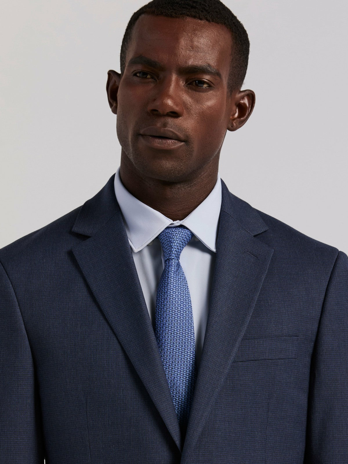 Slim Micro Print Suit Jacket