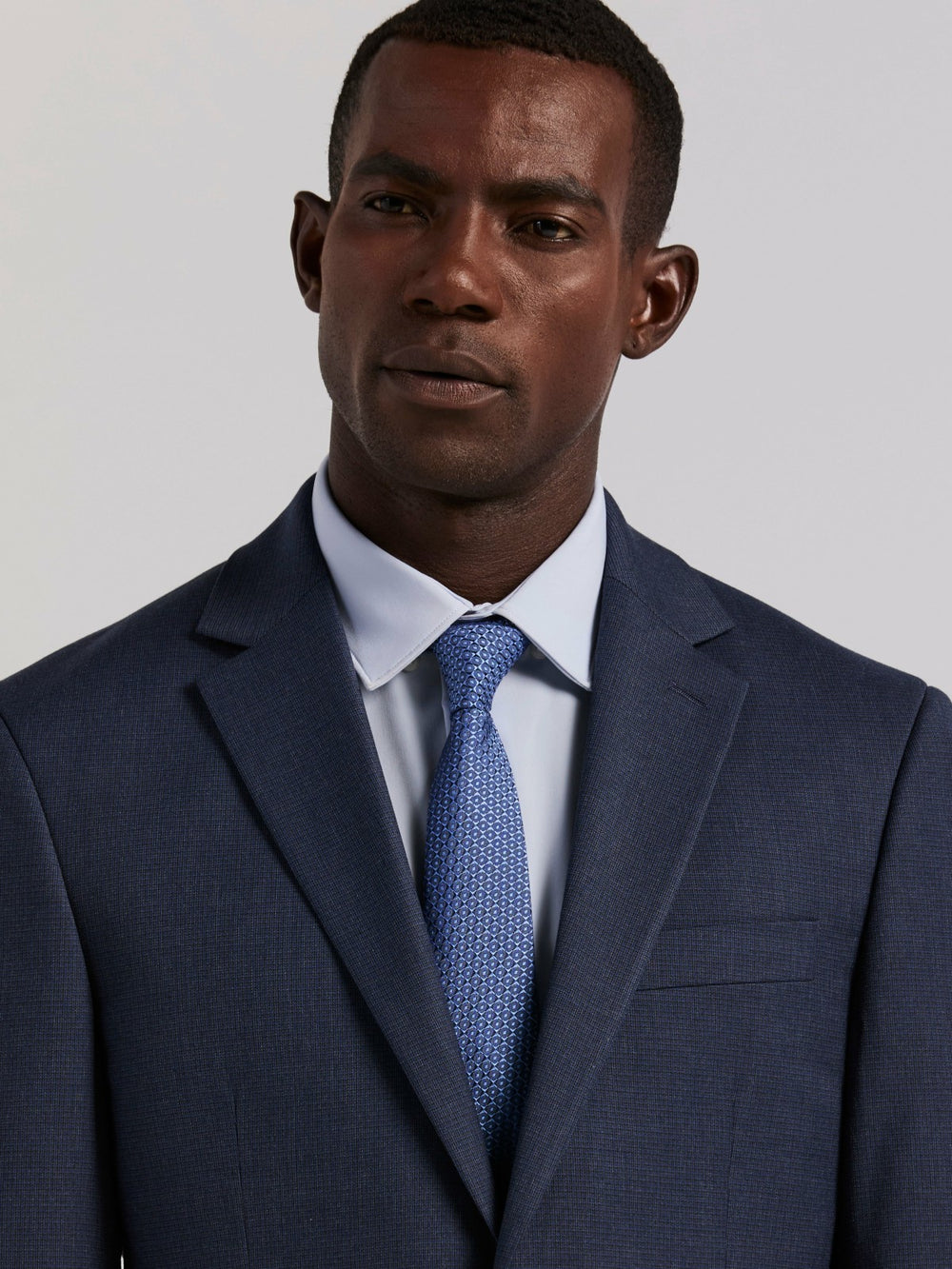 Slim Micro Print Suit Jacket