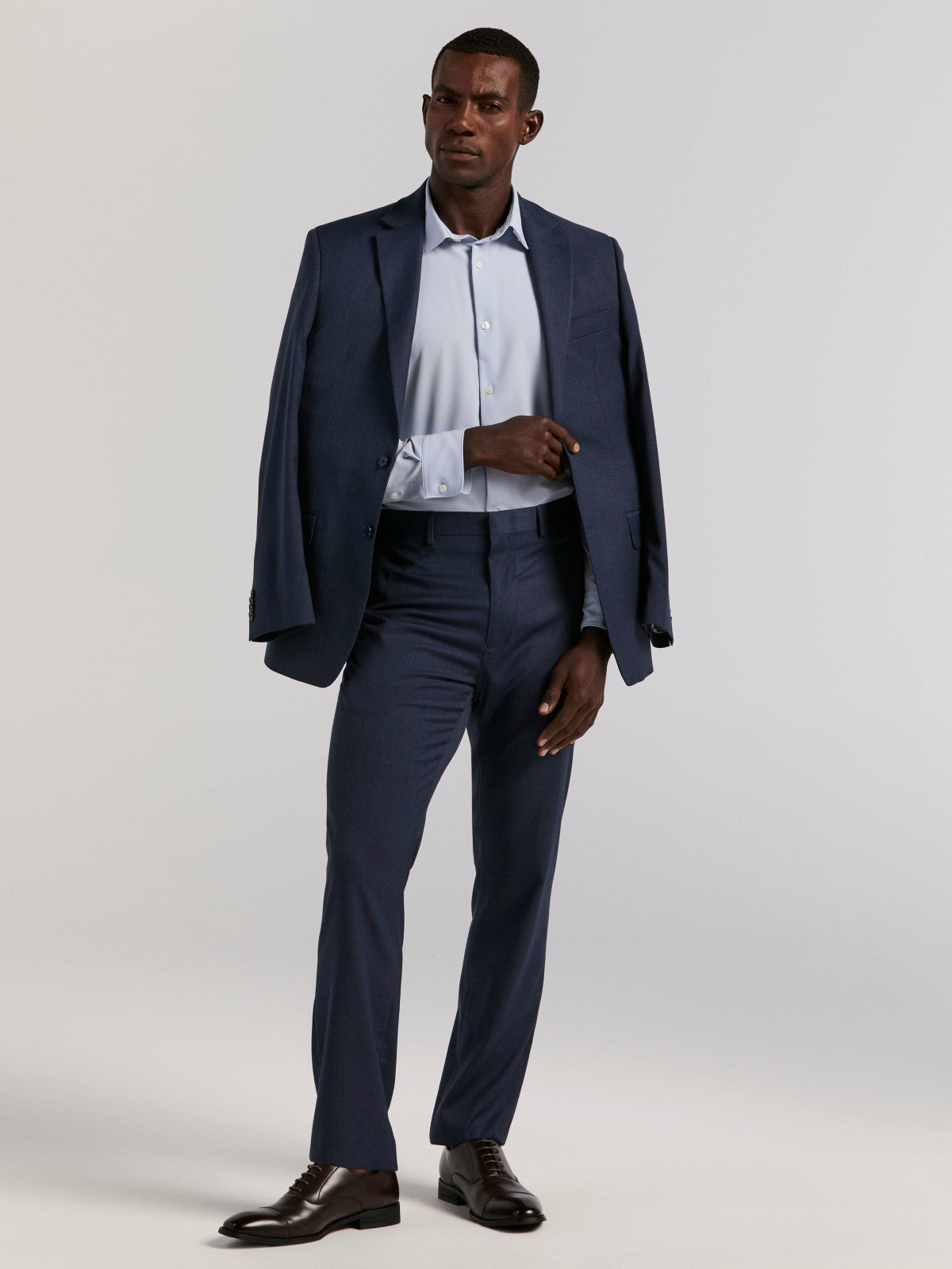 Slim Micro Print Suit Jacket