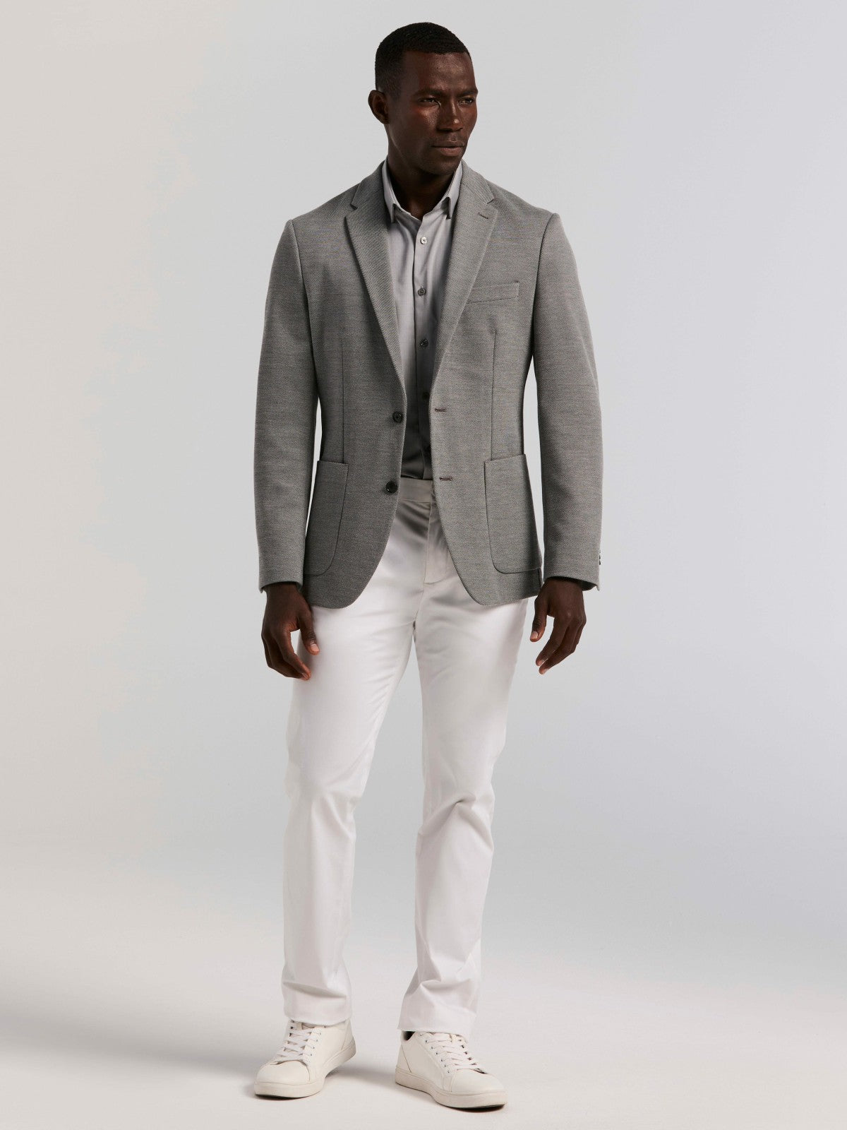 Slim Fit Unlined Textured Sportcoat