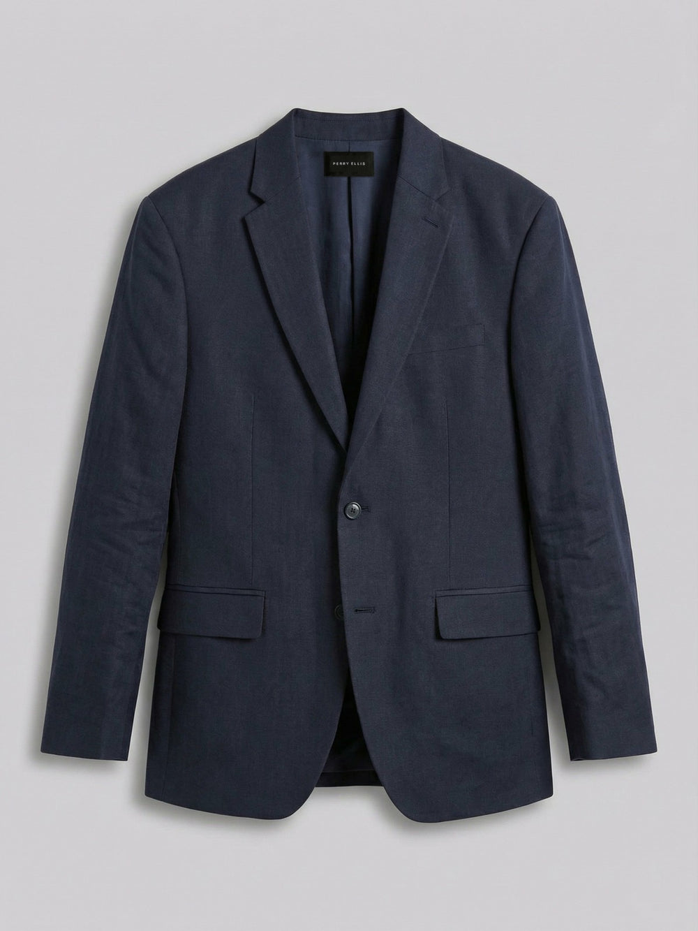 Linen Blend Herringbone Suit Jacket