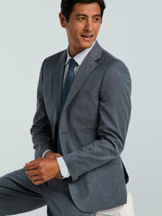 Skinny Fit Textured Suit Jacket