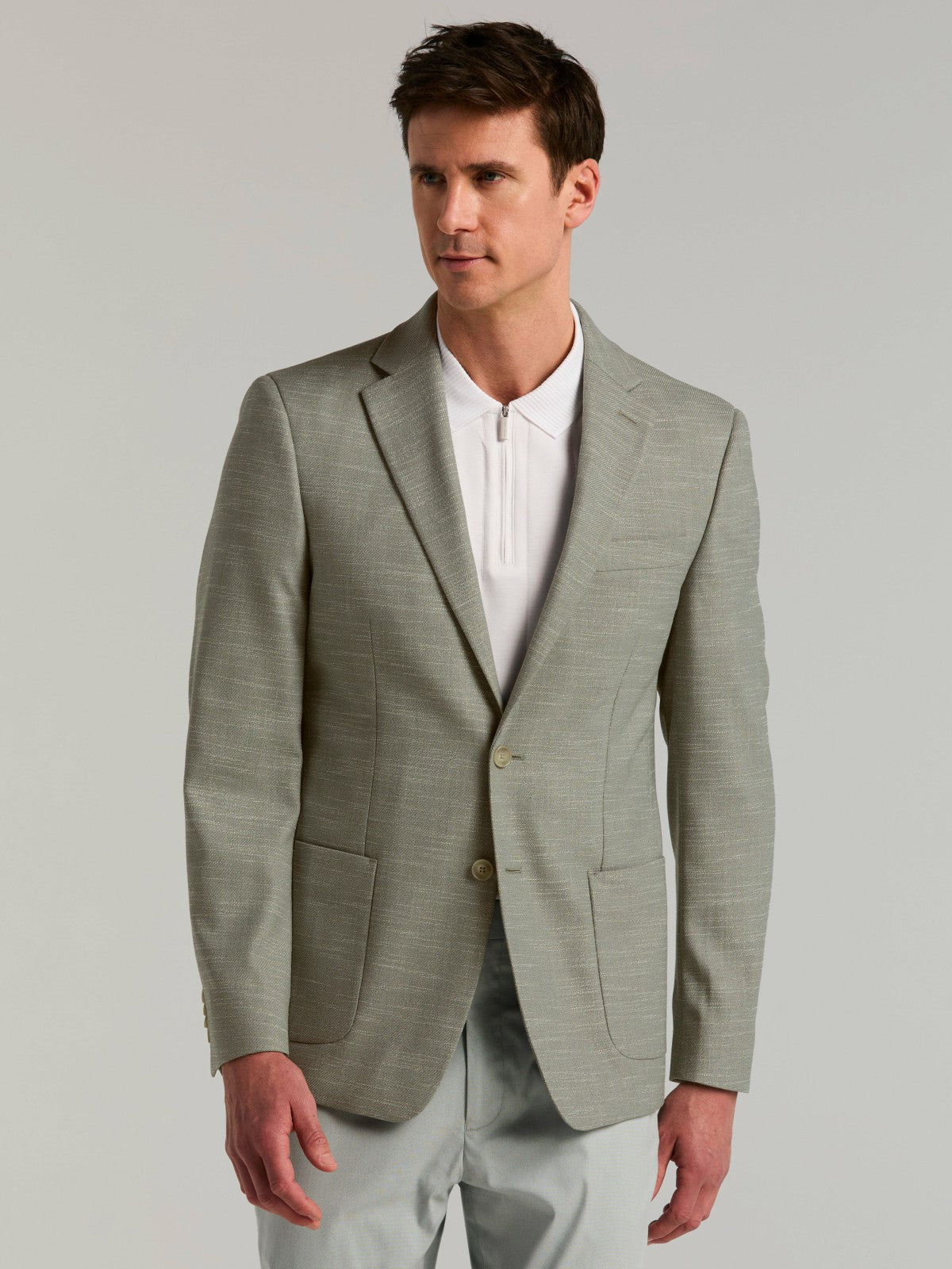 Slim Fit Textured Sport Coat