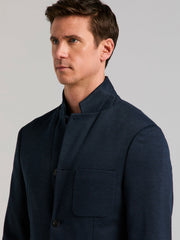 Slim Fit Jacquard Knit Sport Jacket