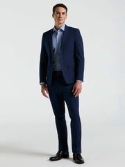 Skinny Fit Mini Houndstooth Suit Jacket
