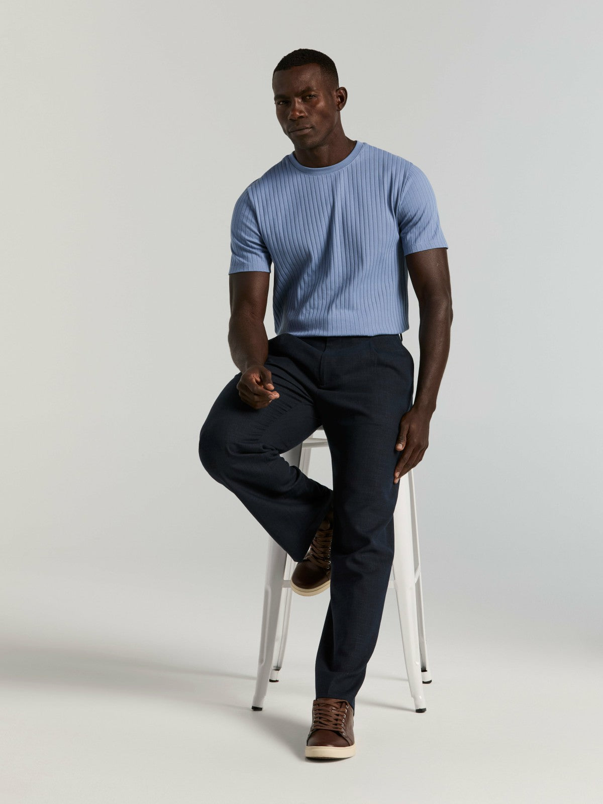 Stretch Classic Pleated Suit Pant