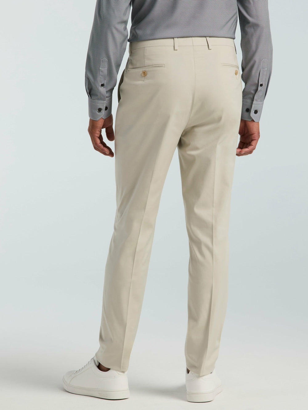 Skinny Fit Solid Suit Pant