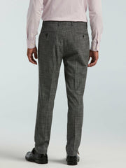 Skinny Fit Houndstooth Suit Pant