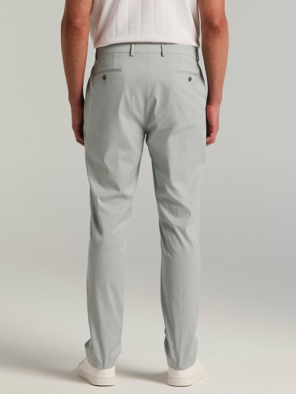 Slim Fit Stretch Flat Front Dress Pant